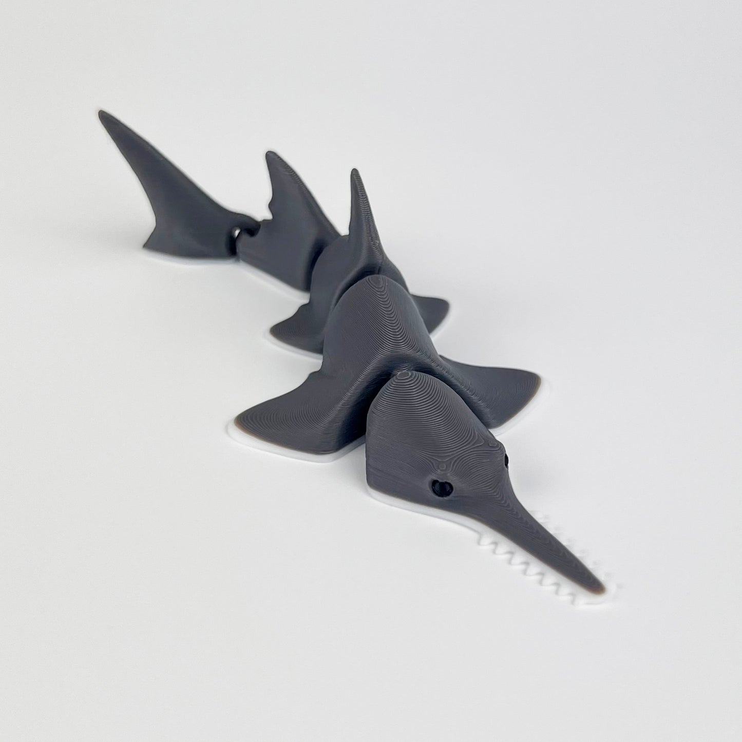 Figurina Peste Fierastrau / Sawfish 3D, Flexibil, 10cm