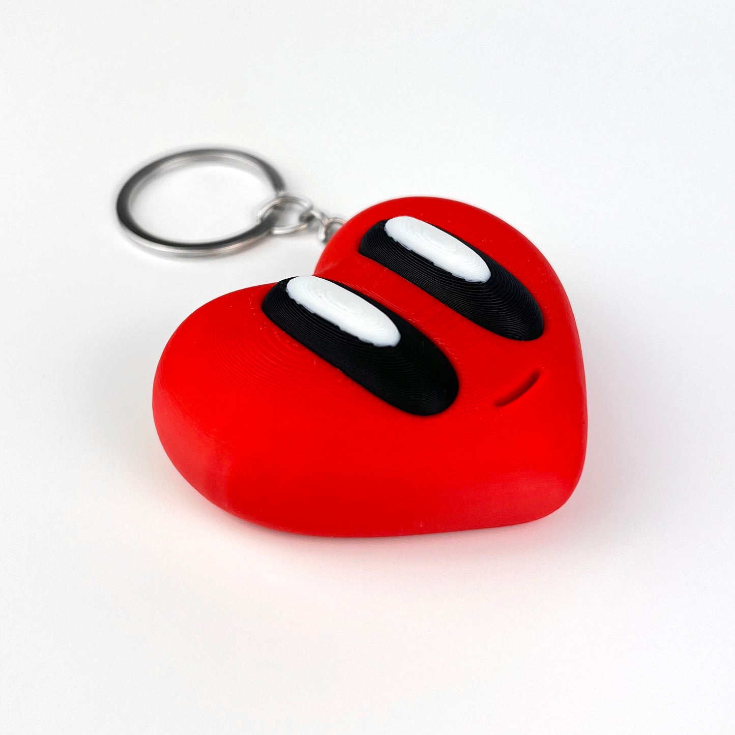 Breloc Inima Valentine's Day / Ziua Indragostitilor, 3D, Rosu