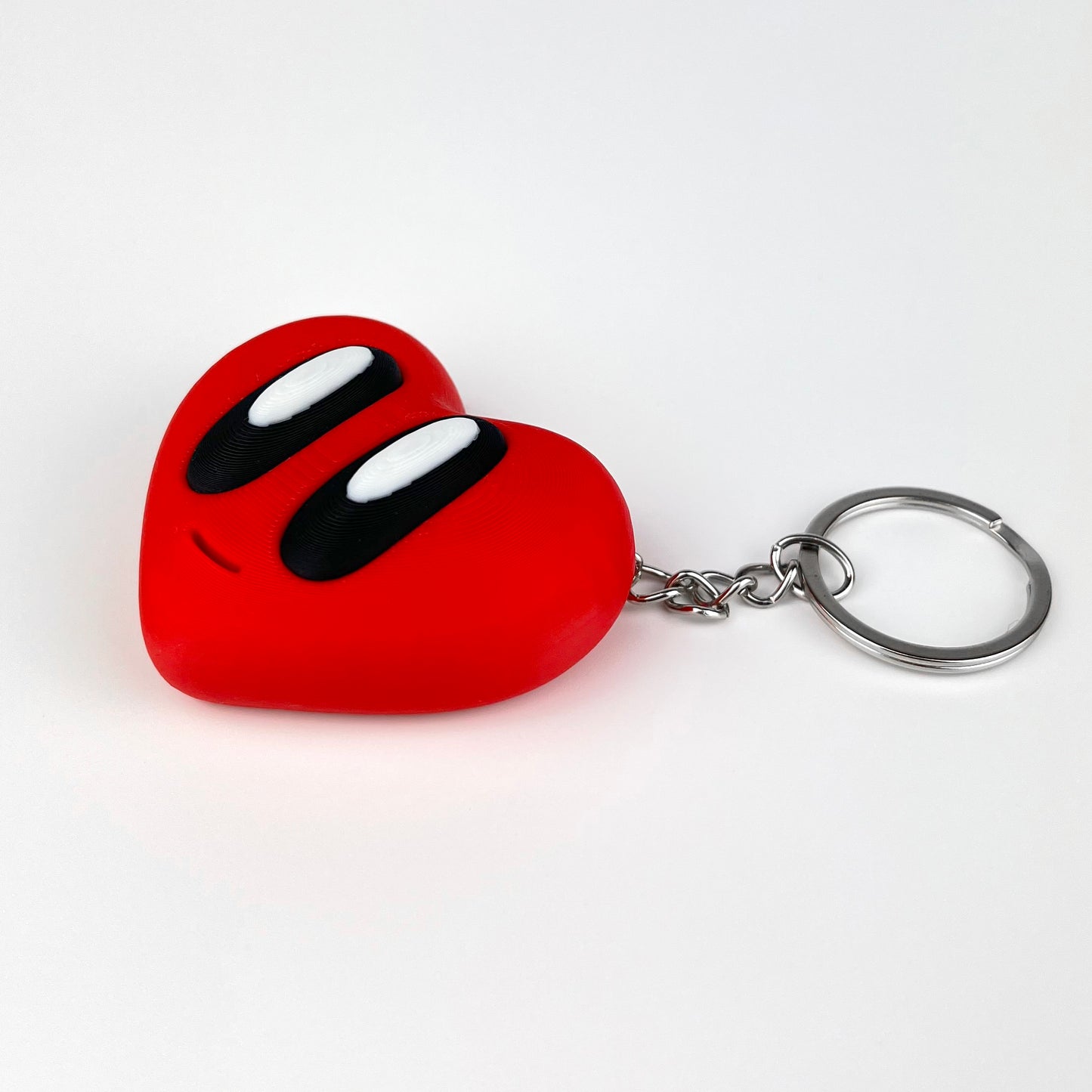 Breloc Inima Valentine's Day / Ziua Indragostitilor, 3D, Rosu