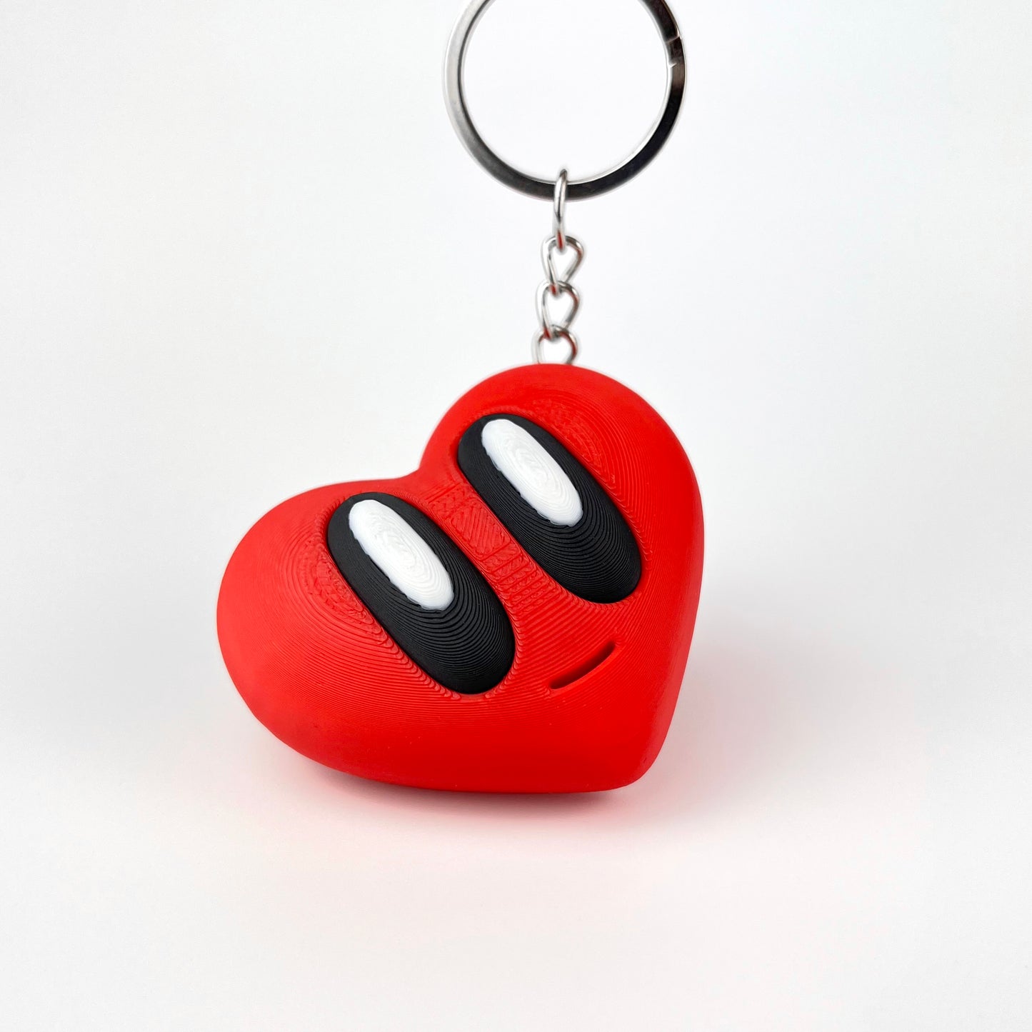 Breloc Inima Valentine's Day / Ziua Indragostitilor, 3D, Rosu