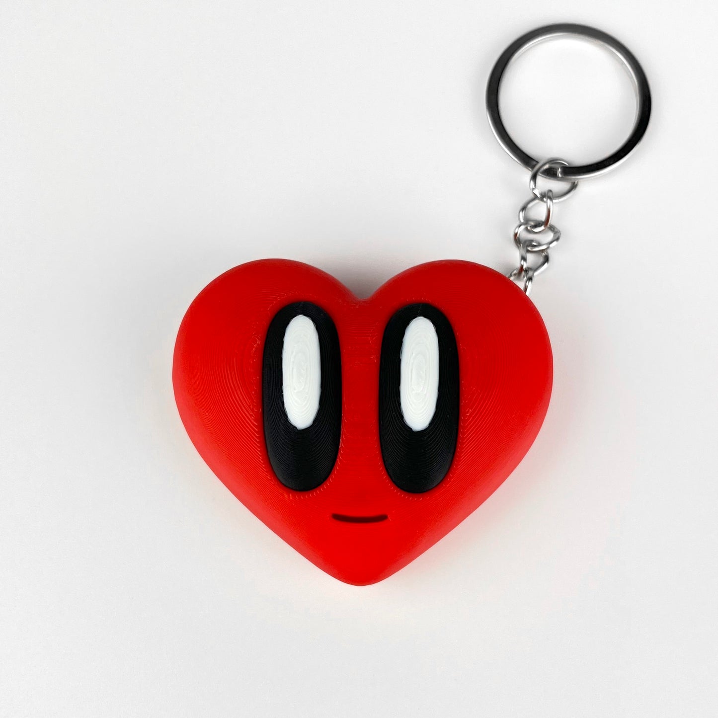 Breloc Inima Valentine's Day / Ziua Indragostitilor, 3D, Rosu