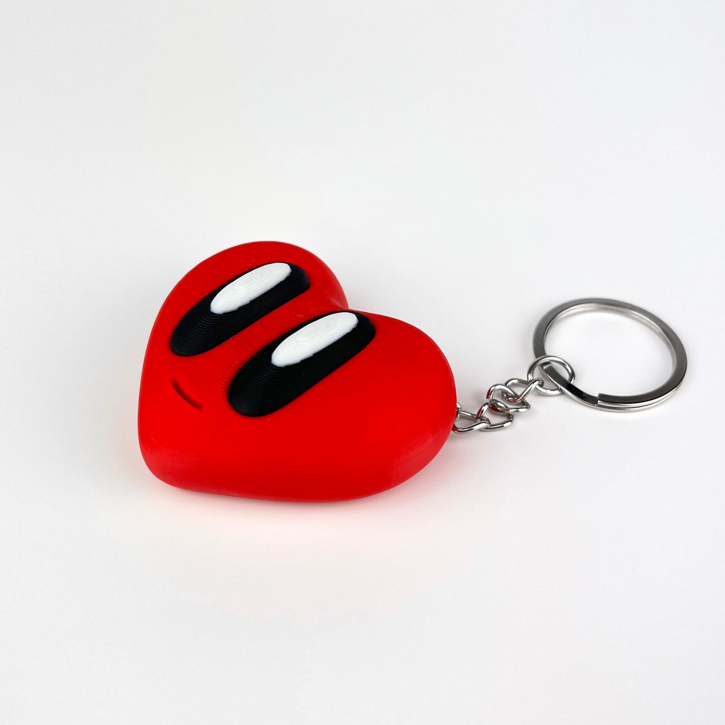 Breloc Inima Valentine's Day / Ziua Indragostitilor, 3D, Rosu