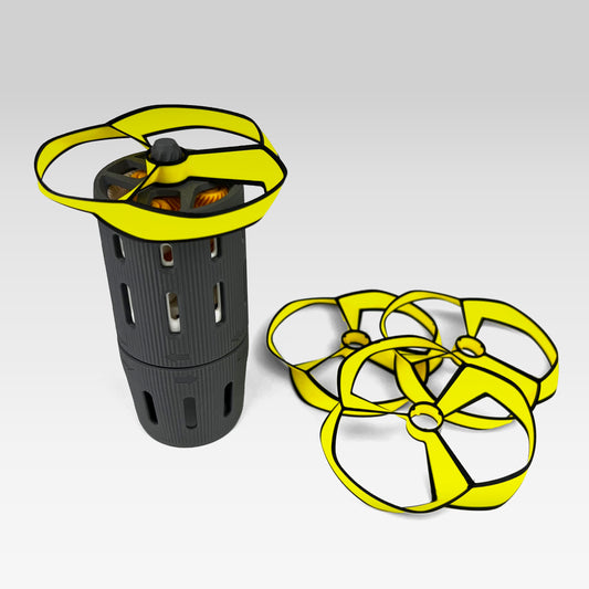 Set Lansator cu Elice / Disc, Negru