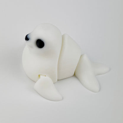 Figurina Foca 3D, Flexibil, 5cm