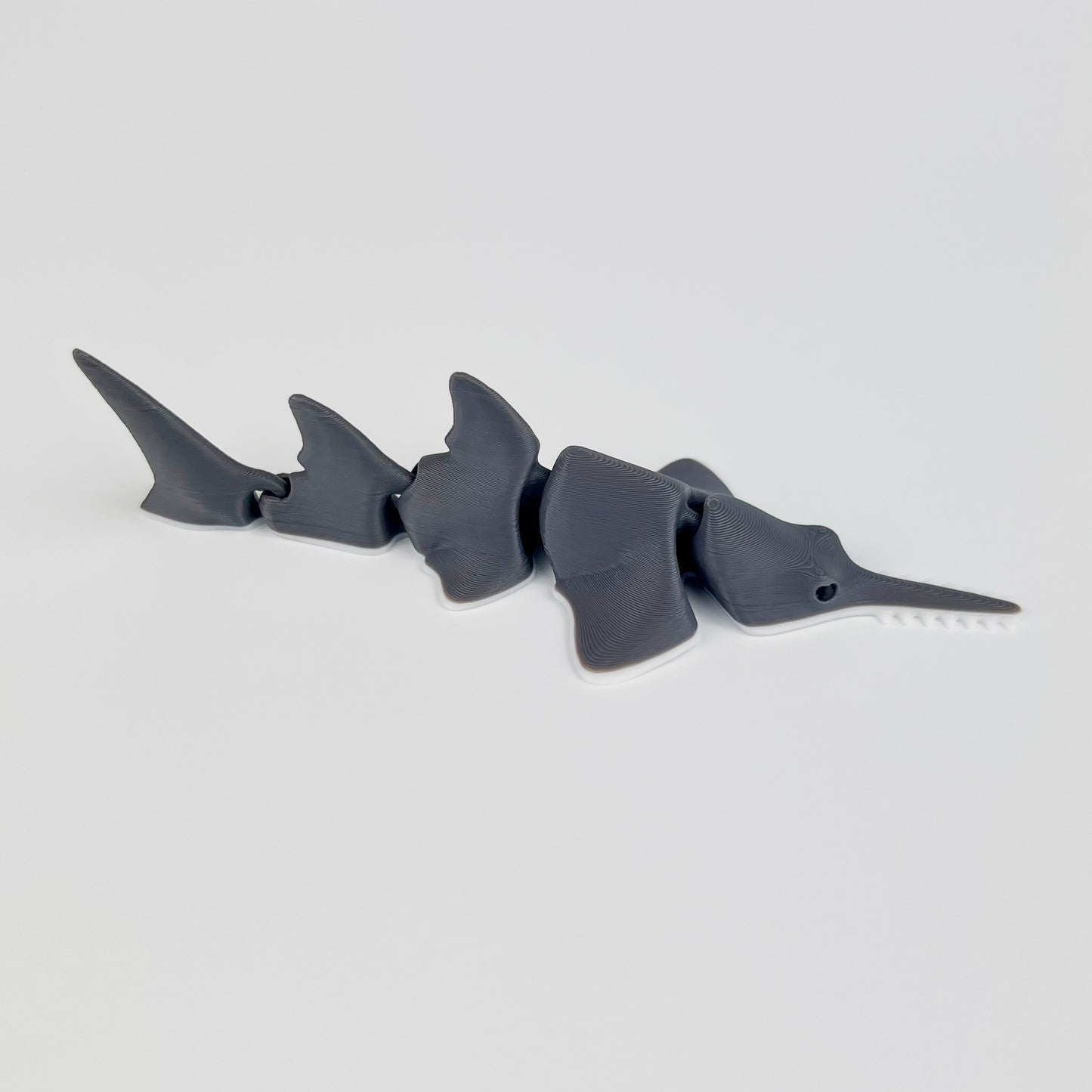 Figurina Peste Fierastrau / Sawfish 3D, Flexibil, 10cm