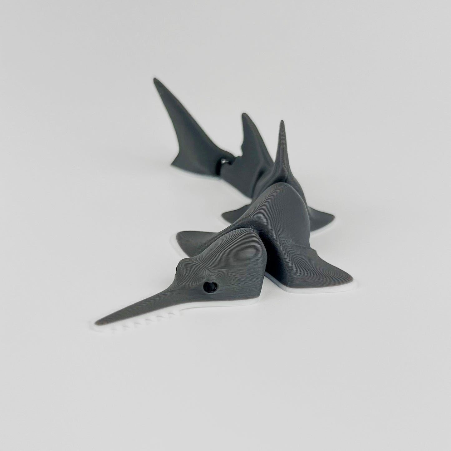 Figurina Peste Fierastrau / Sawfish 3D, Flexibil, 10cm