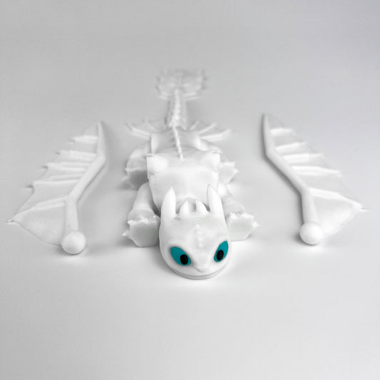 Figurină Dragon Light Fury - How To Train Your Dragon