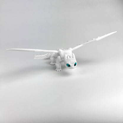 Figurină Dragon Light Fury - How To Train Your Dragon