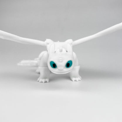 Figurină Dragon Light Fury - How To Train Your Dragon