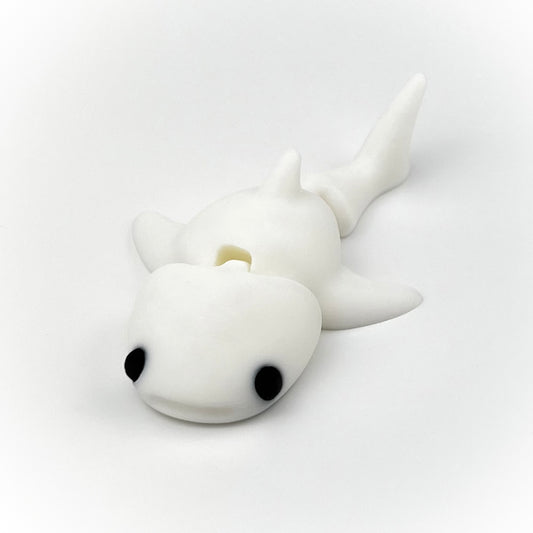 Figurina Rechin-balena / Whale-shark 3D, Flexibil, 10cm