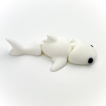 Figurina Rechin-balena / Whale-shark 3D, Flexibil, 10cm