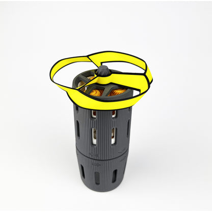 Set Lansator cu Elice / Disc, Negru, 15Cm