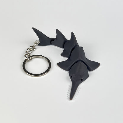Breloc Peste Fierastrau / Sawfish 3D, Flexibil, 10cm