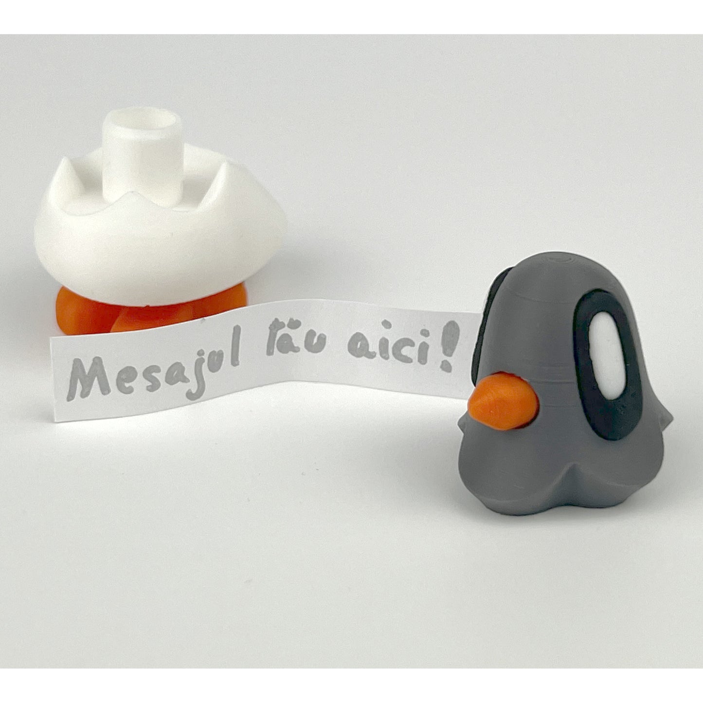 Figurina Porumbel 3D, Cu Mesaj Ascuns, 6Cm