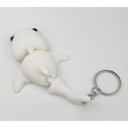 Breloc Rechin-balena / Whale-shark 3D, Flexibil, 10cm