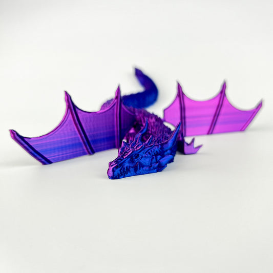Figurină Dragon Mistic, Multicolor, Flexibil