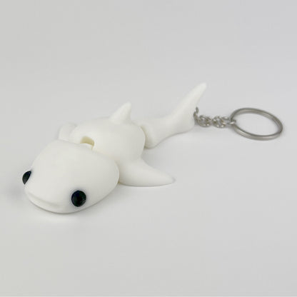 Breloc Rechin-balena / Whale-shark 3D, Flexibil, 10cm