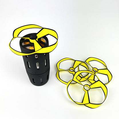 Set Lansator cu Elice / Disc, Negru, 15Cm